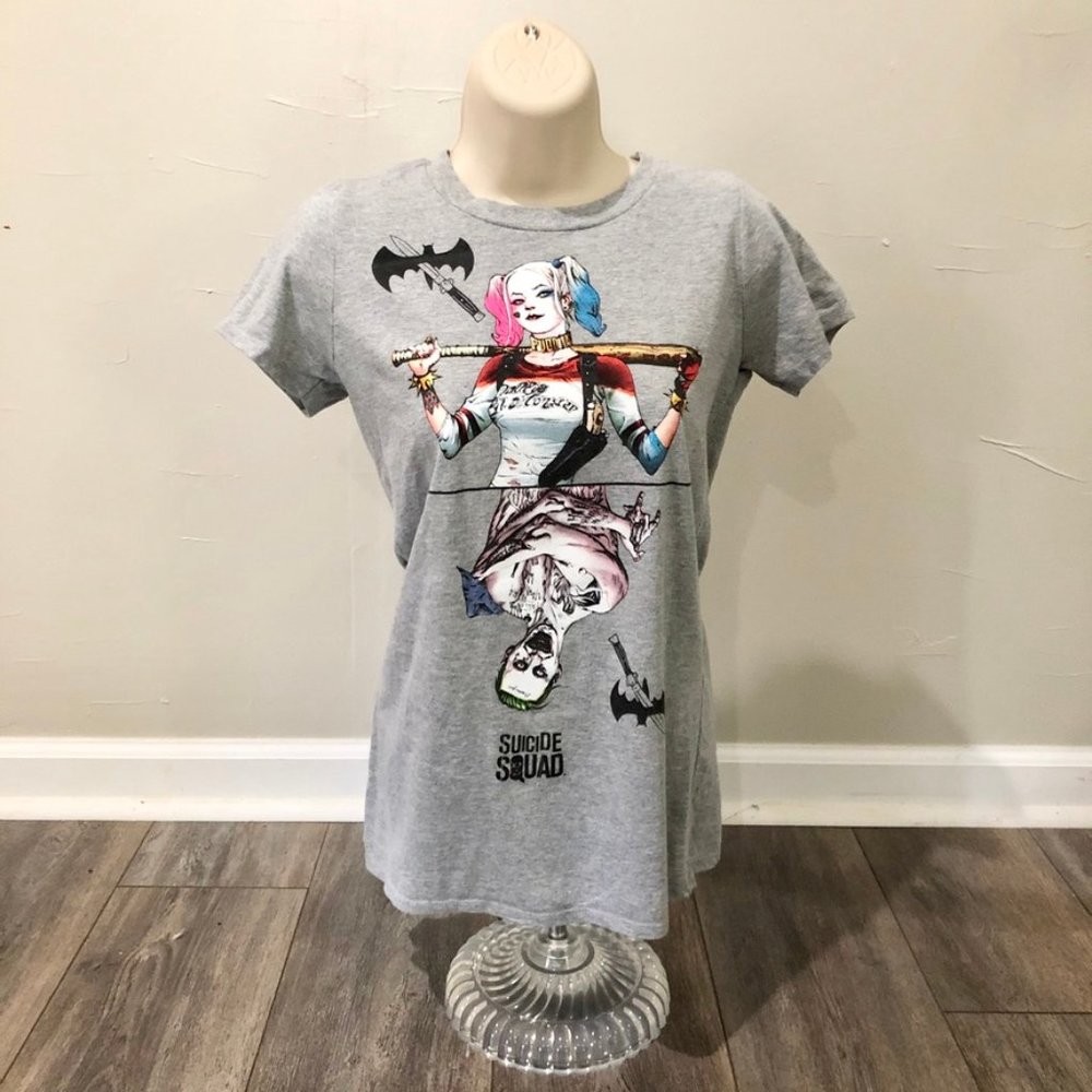 Gray Suicide Squad T-Shirt